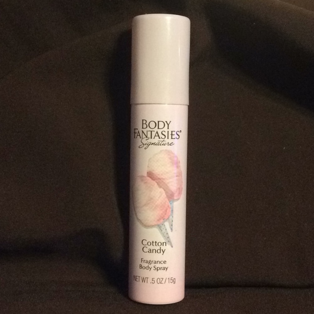 Cotton candy body spray